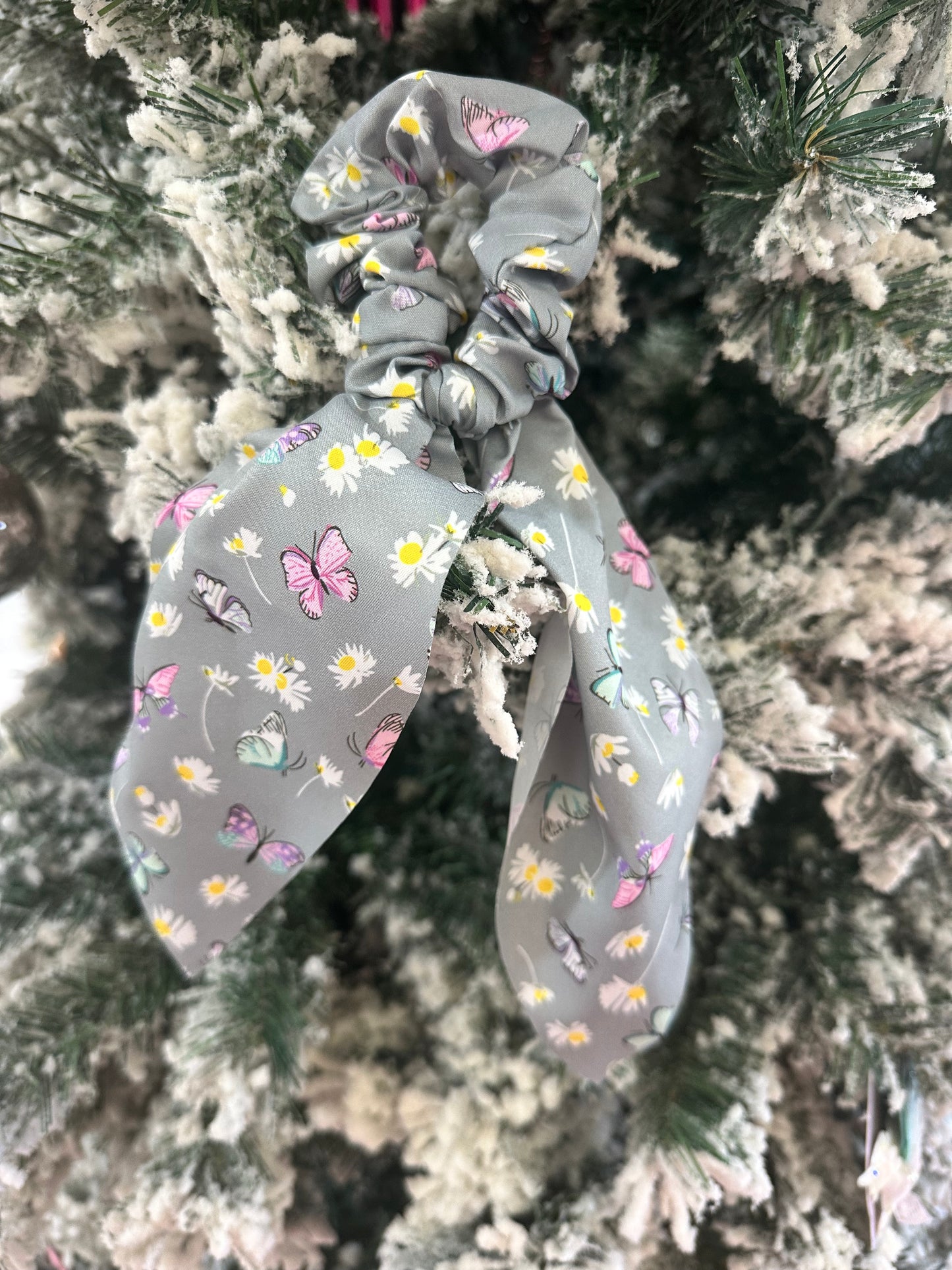 Butterfly Scarf Tail Hair Scrunchies