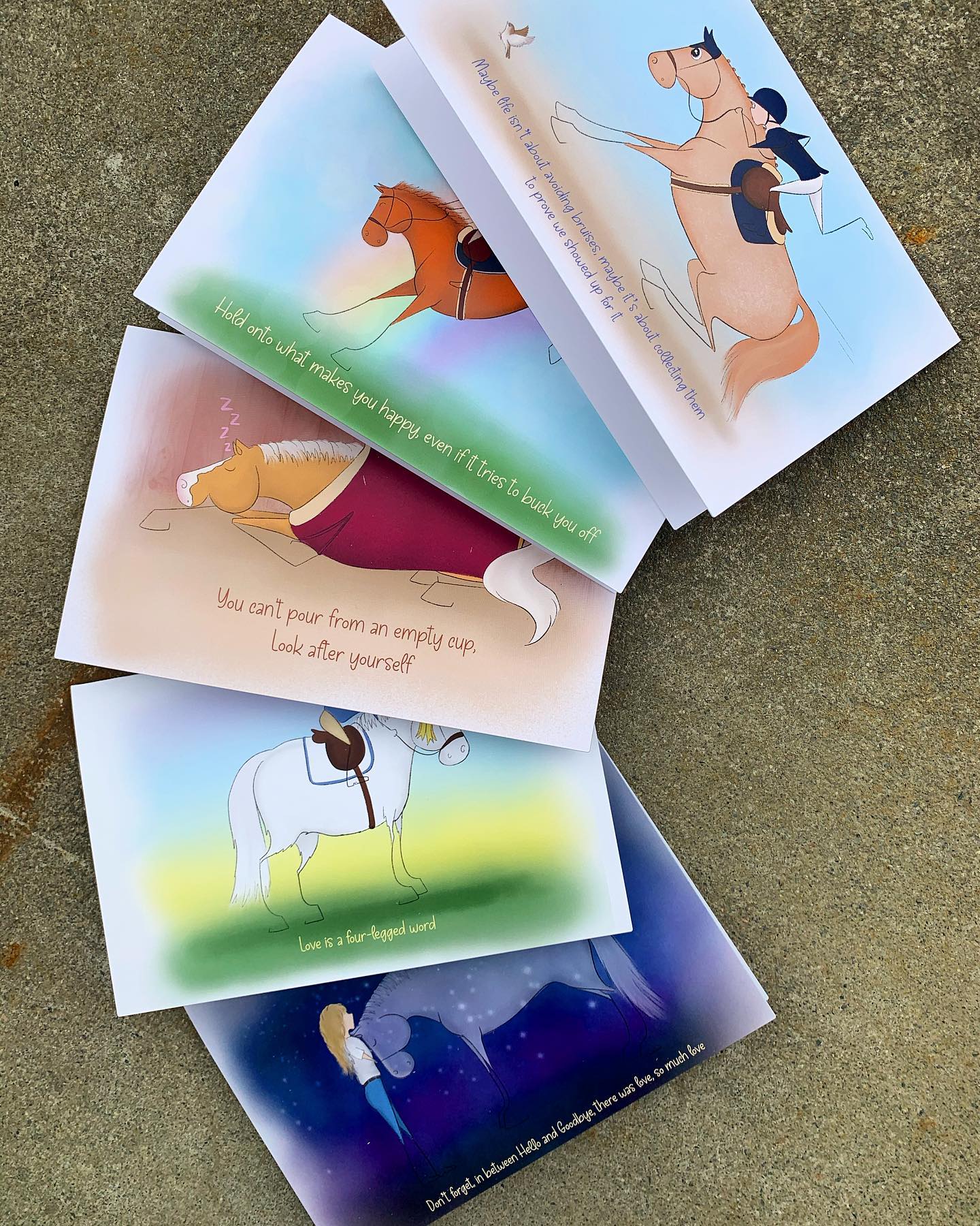 Lessons From The Horse Greeting Card Set