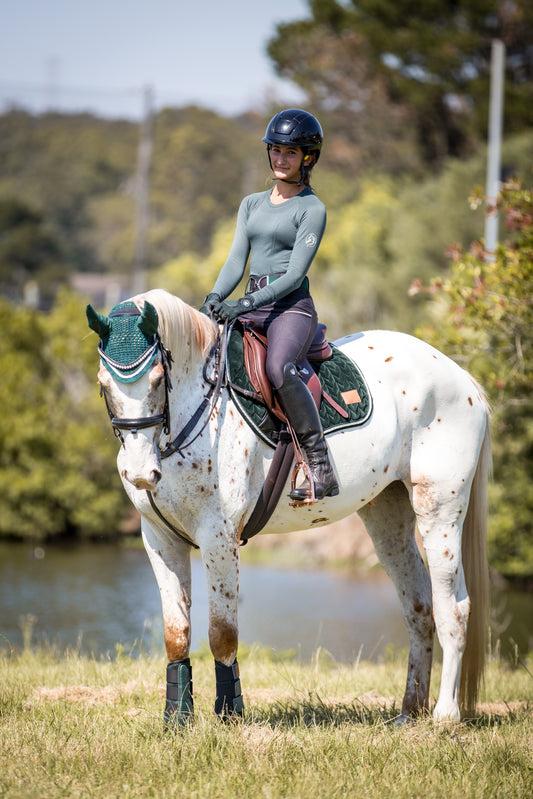 Lady Godiva Equestrian Limited Edition Velvet Pony Dressage Pad