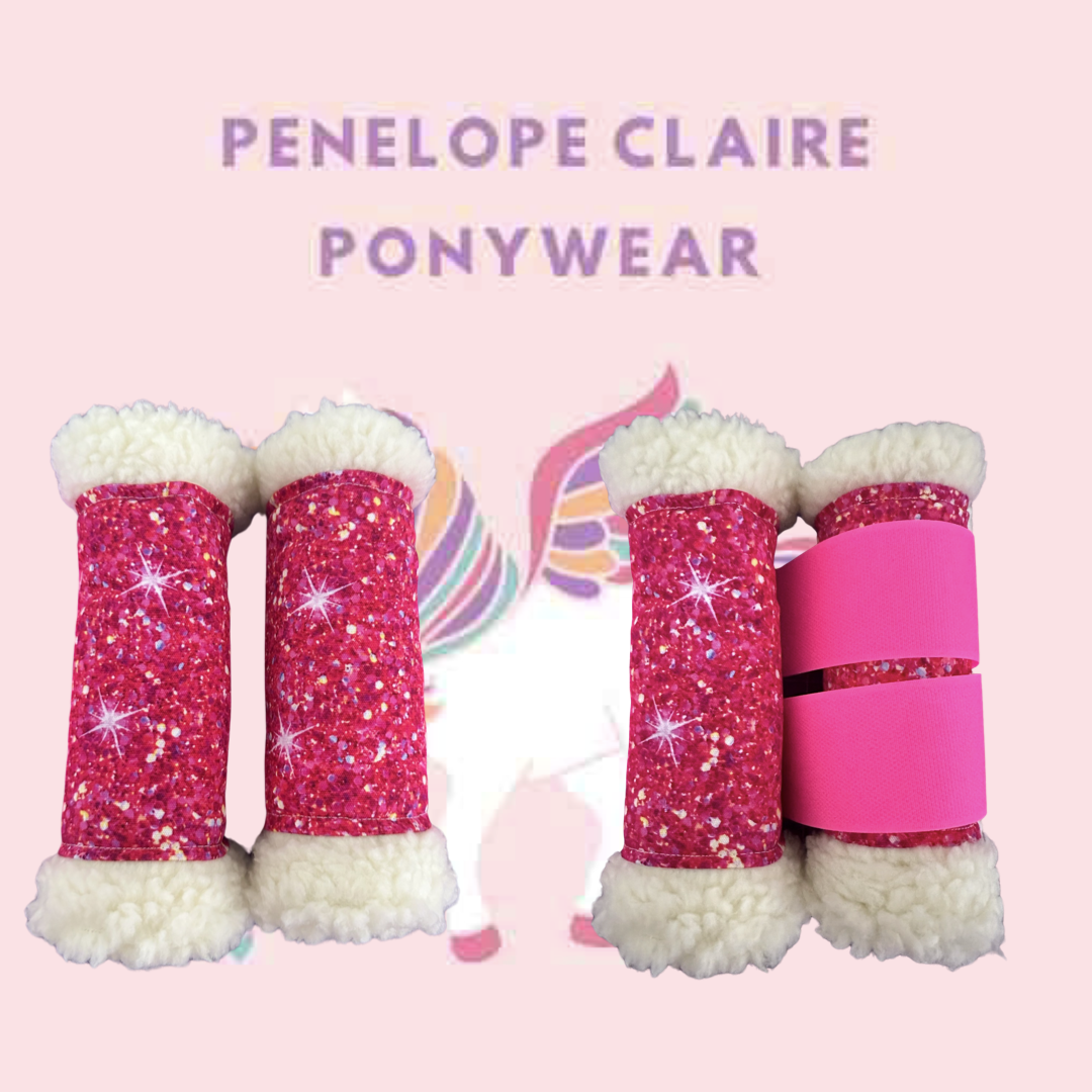 Sparkle Party Pink Paddock Boots