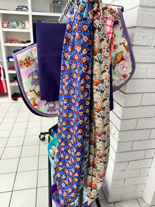 Dark Blue Ice Creams Tie-in Tail Bag