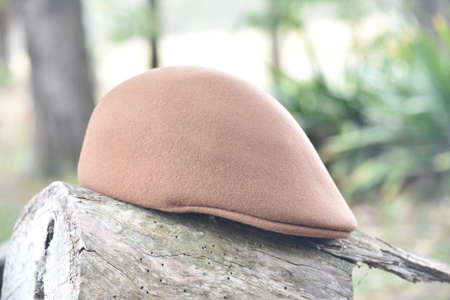 Men’s Caramel Woollen Flat Cap