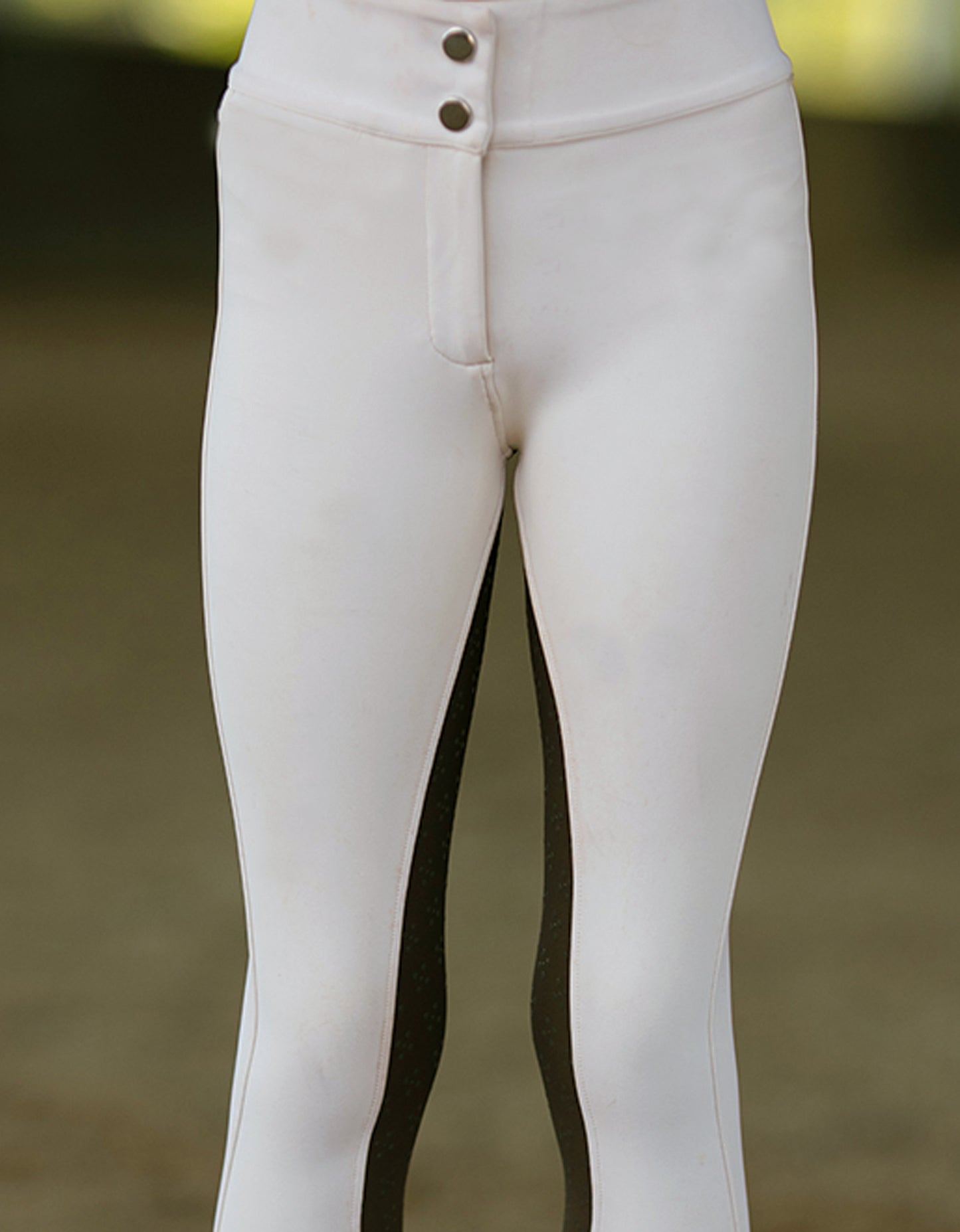 Giddyupgirl Garland Two Tone Cream & Brown Show Tights