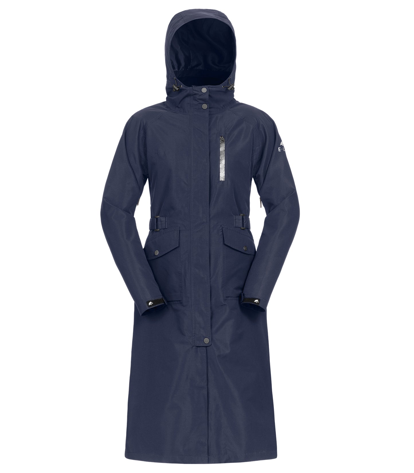 ELT Fehmarn Long Riding Raincoat Night Blue