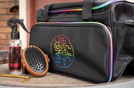 Hairy Pony Kids Rainbow Zip Grooming Bag