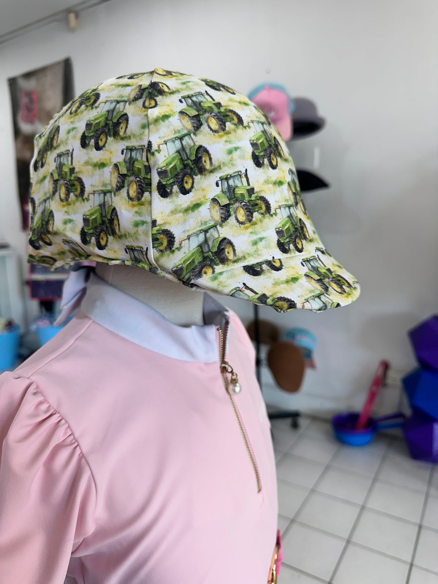 NEW Tractors Children’s Horse Riding Helmet Cover