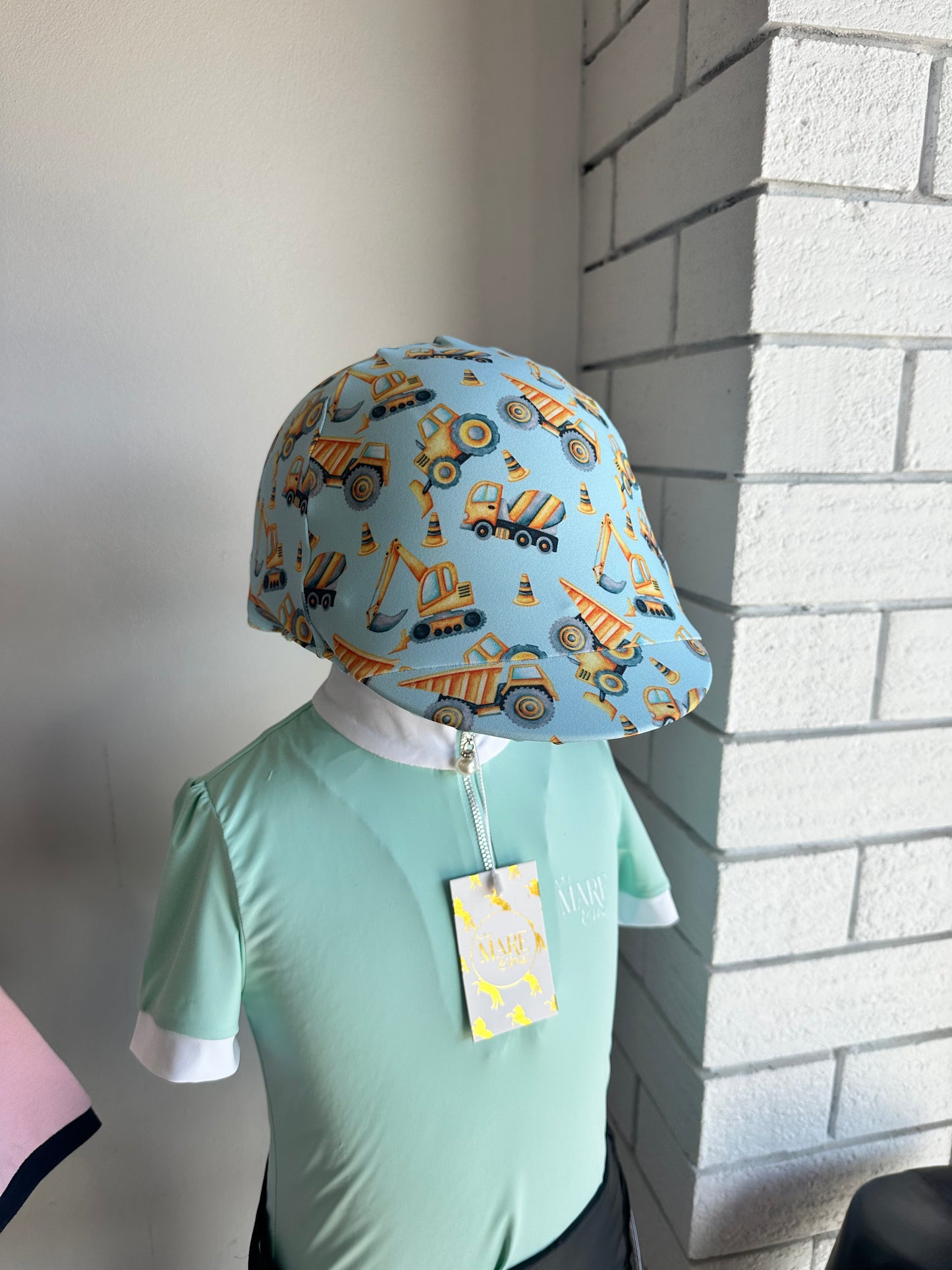 Construction Day Kids Helmet Cover