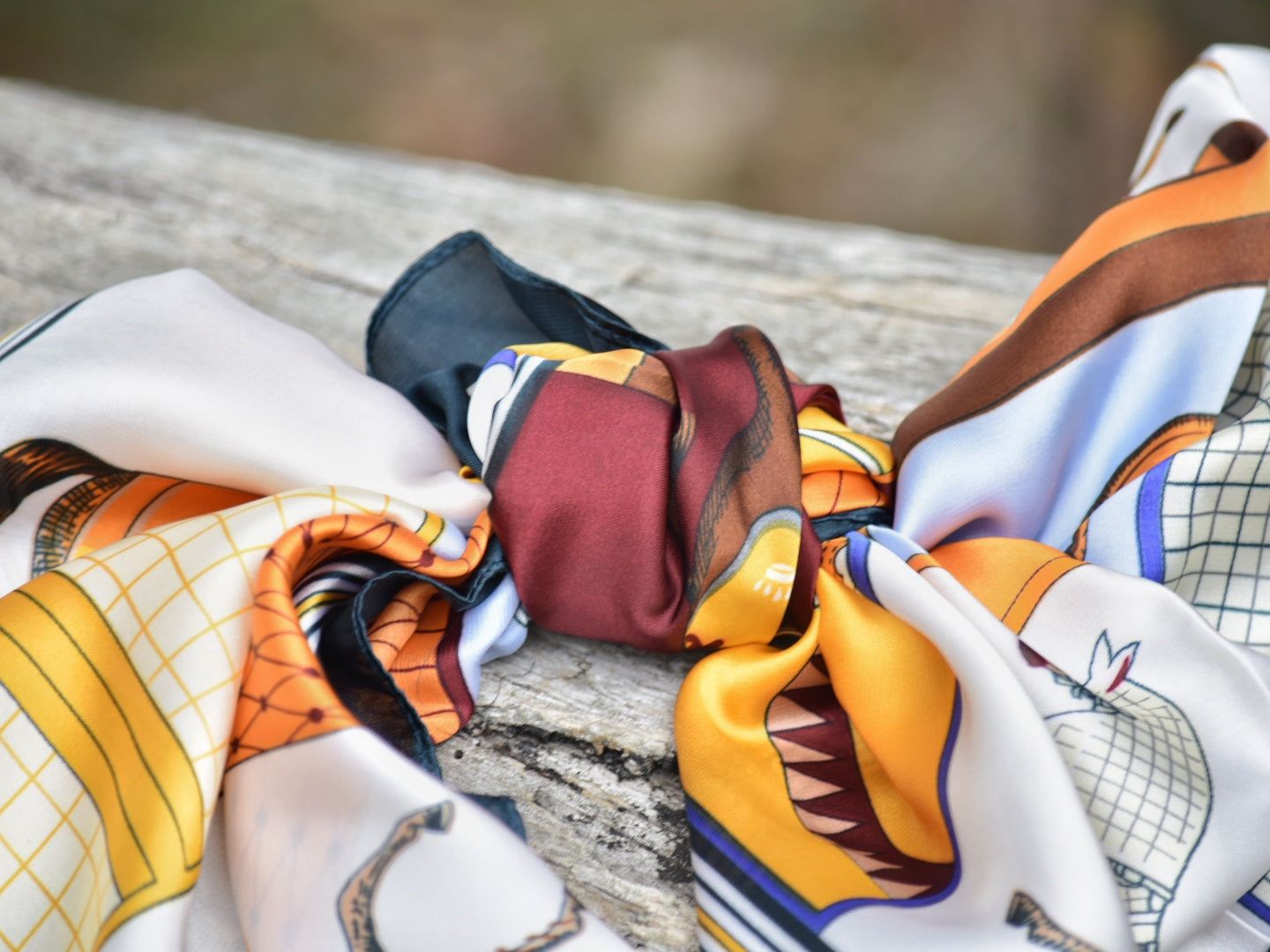 Large Square Equestrian Scarves