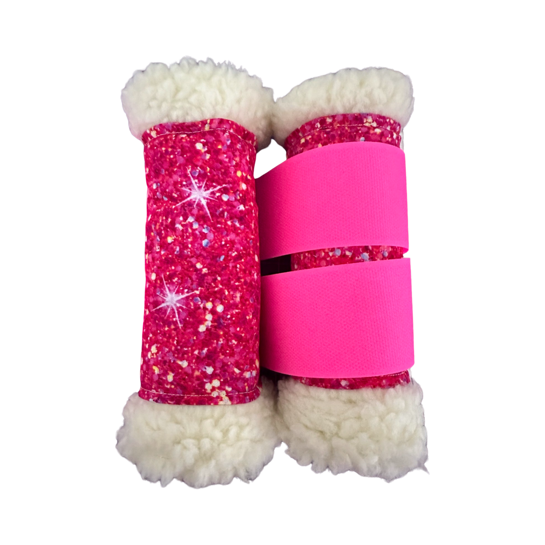 Sparkle Party Pink Paddock Boots