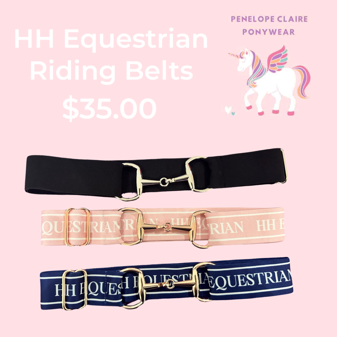 HH Equestrian Kids Riding Belts