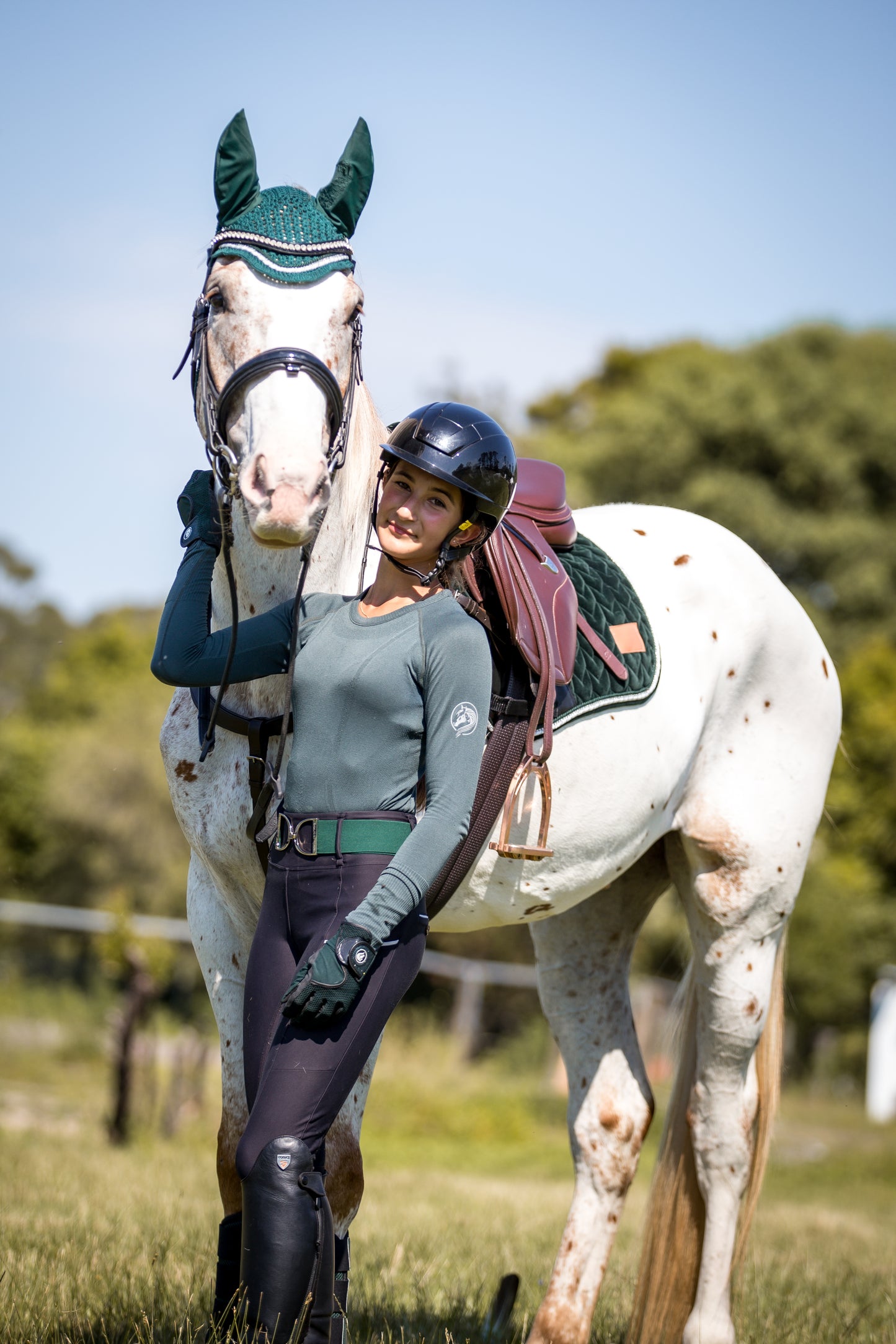 Lady Godiva Equestrian Limited Edition Velvet Pony Dressage Pad