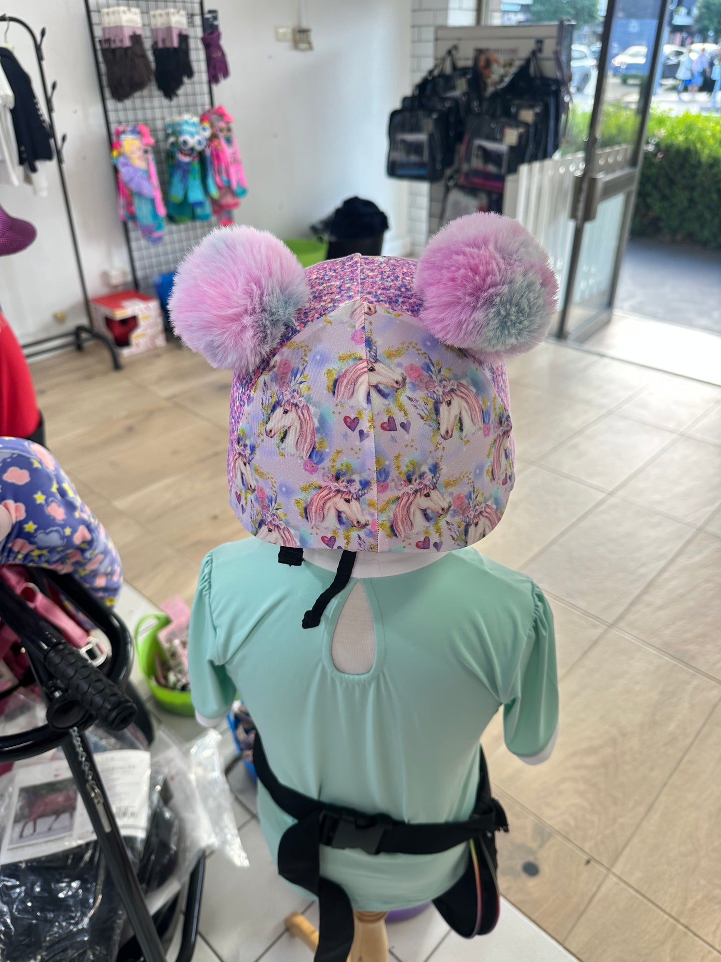 Enchanted Unicorns Kids Helmet Cover