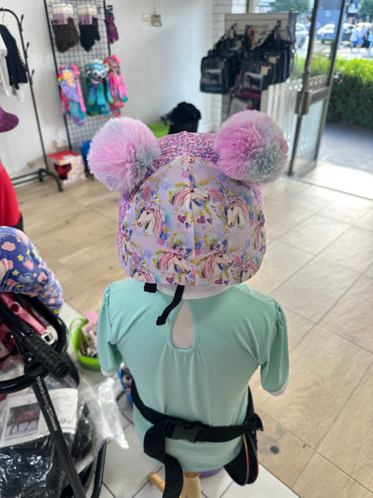 Enchanted Unicorns Kids Helmet Cover