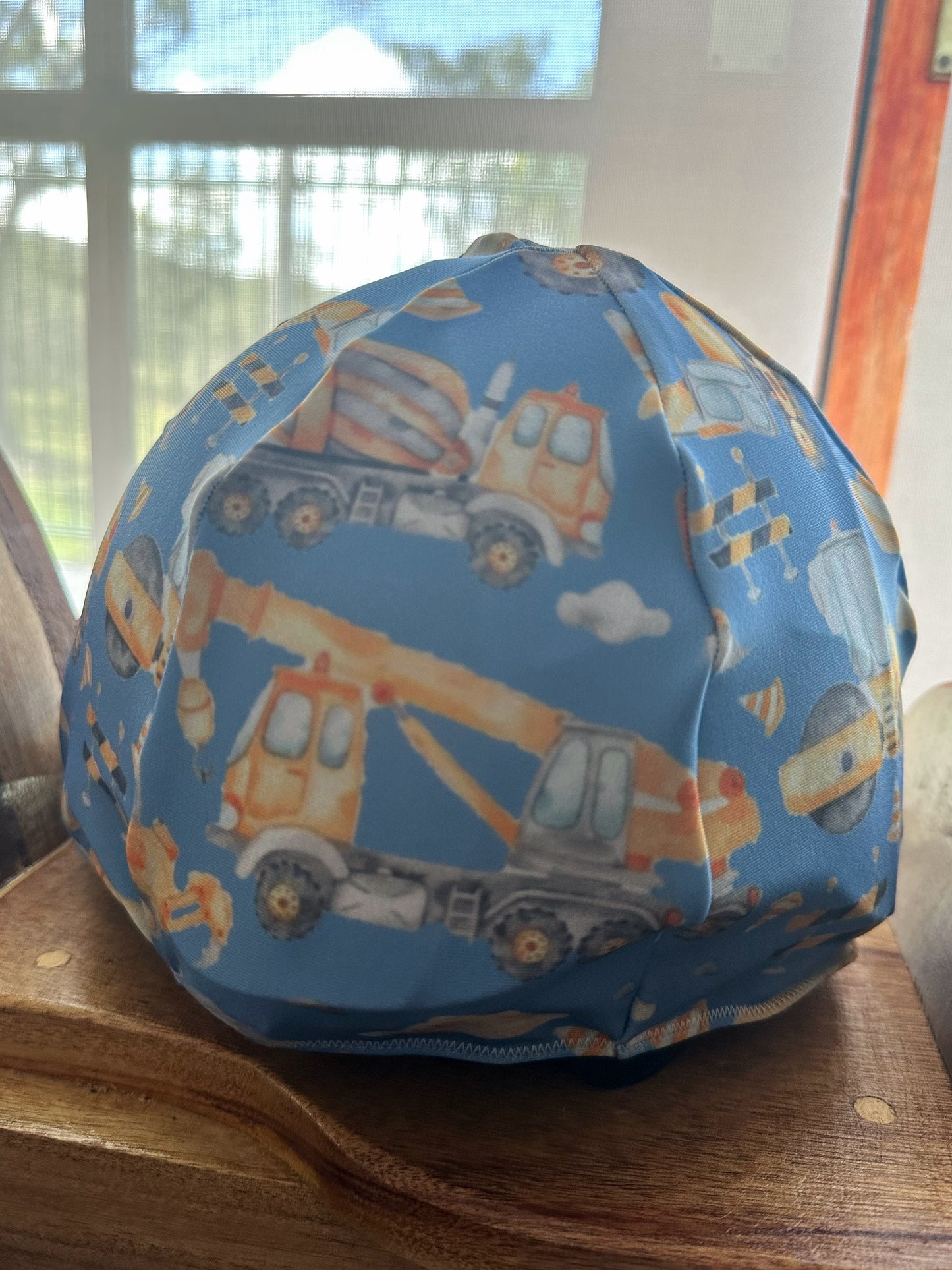 Construction Time Kids Helmet Cover