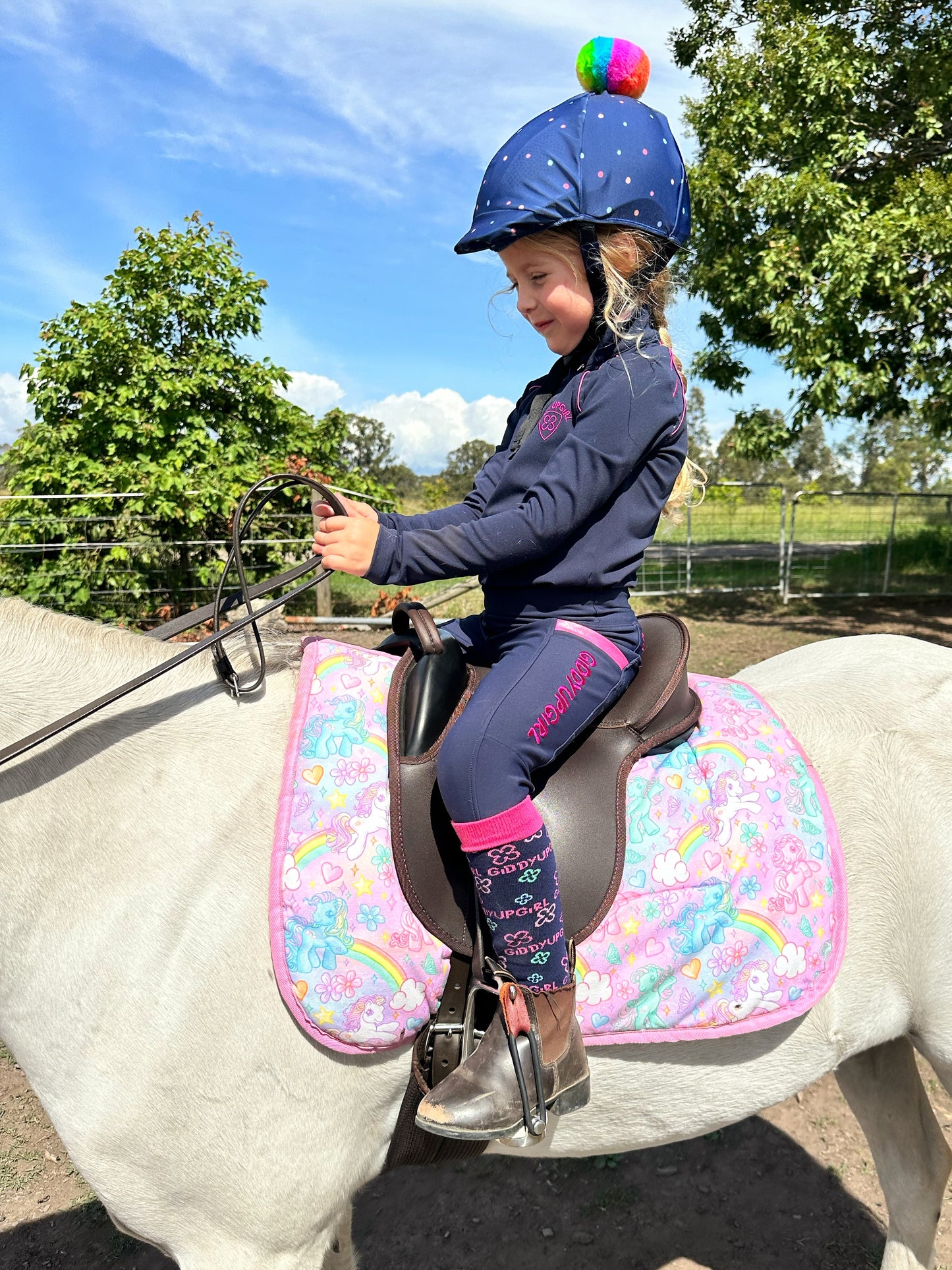 Giddyupgirl Kelsie Kids Horse Riding Socks