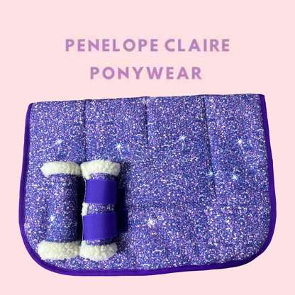 Create your own Sparkle Party Saddle Pad Set