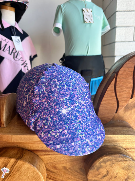Sparkle Party Kids Helmet Cover - Purple