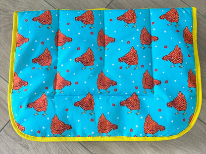 Chickens Kids Saddle Pad