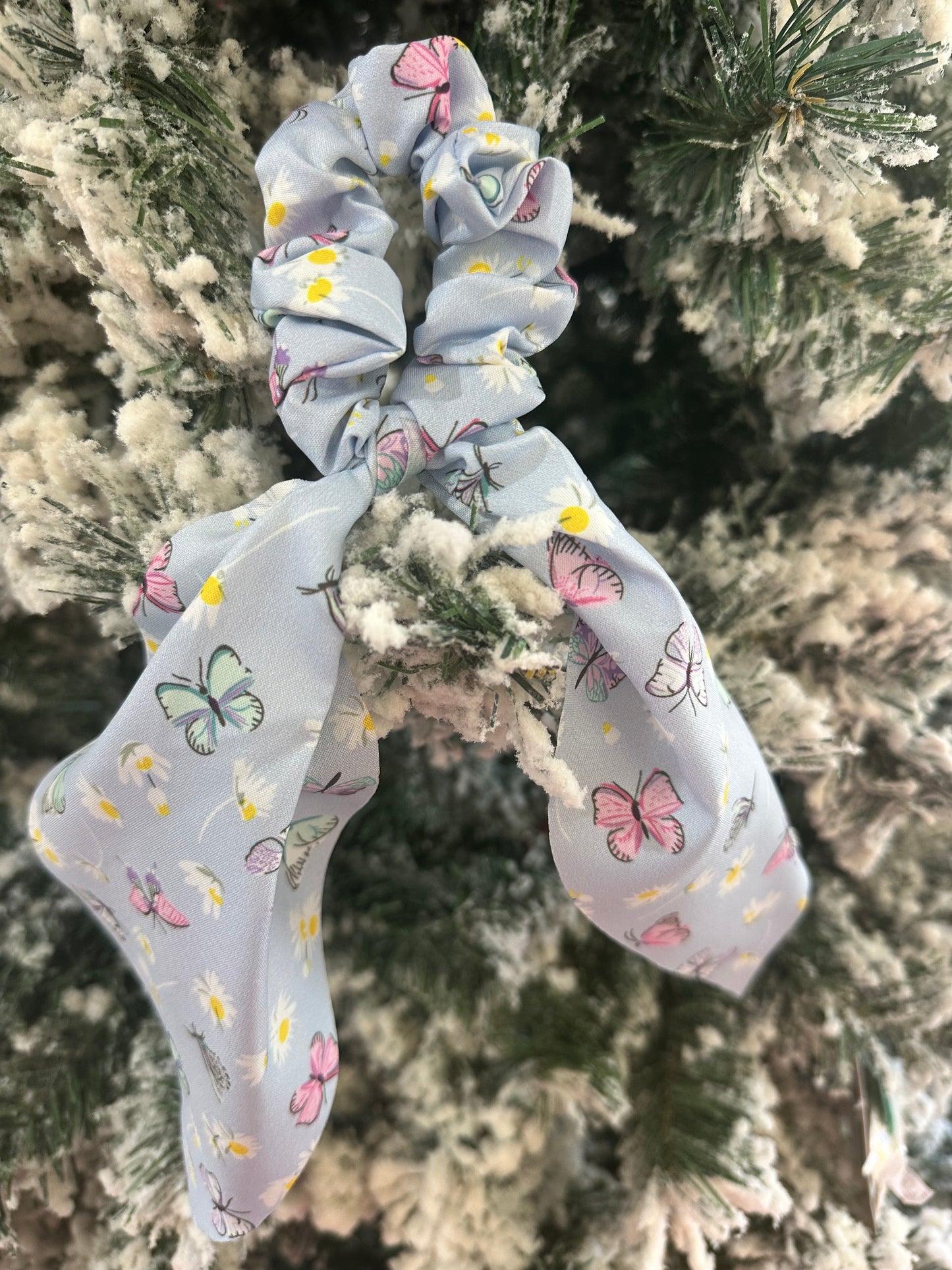 Butterfly Scarf Tail Hair Scrunchies