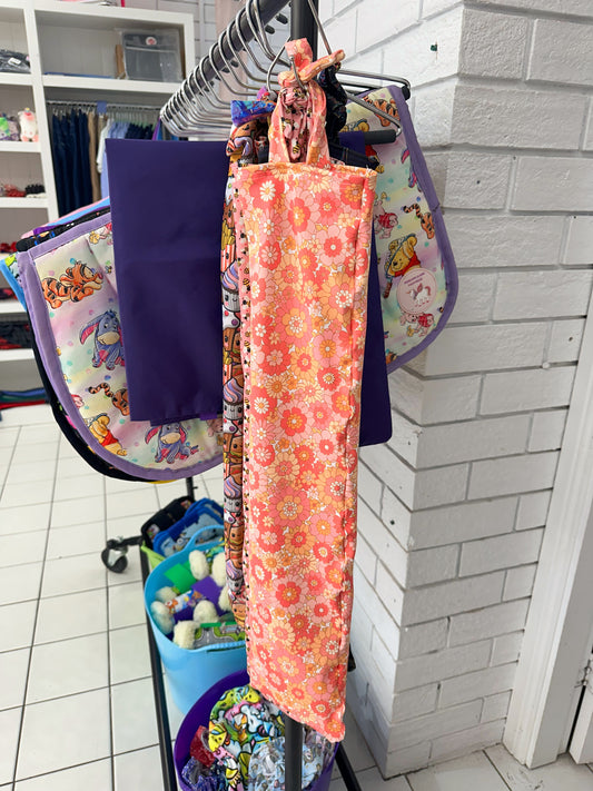 Boho Flowers Tie-in Tail Bag