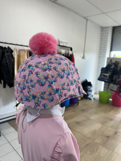 NEW Butterfly Delight Children’s Horse Riding Helmet Cover