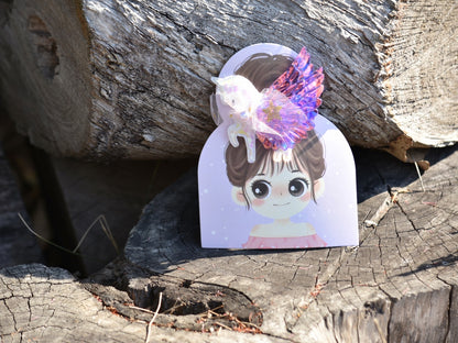 Large Unicorn Hair Clips