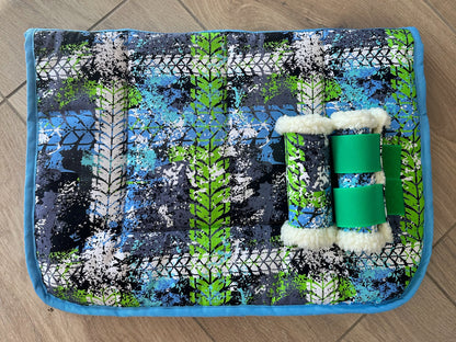 Motorbikes Kids Saddle Pad
