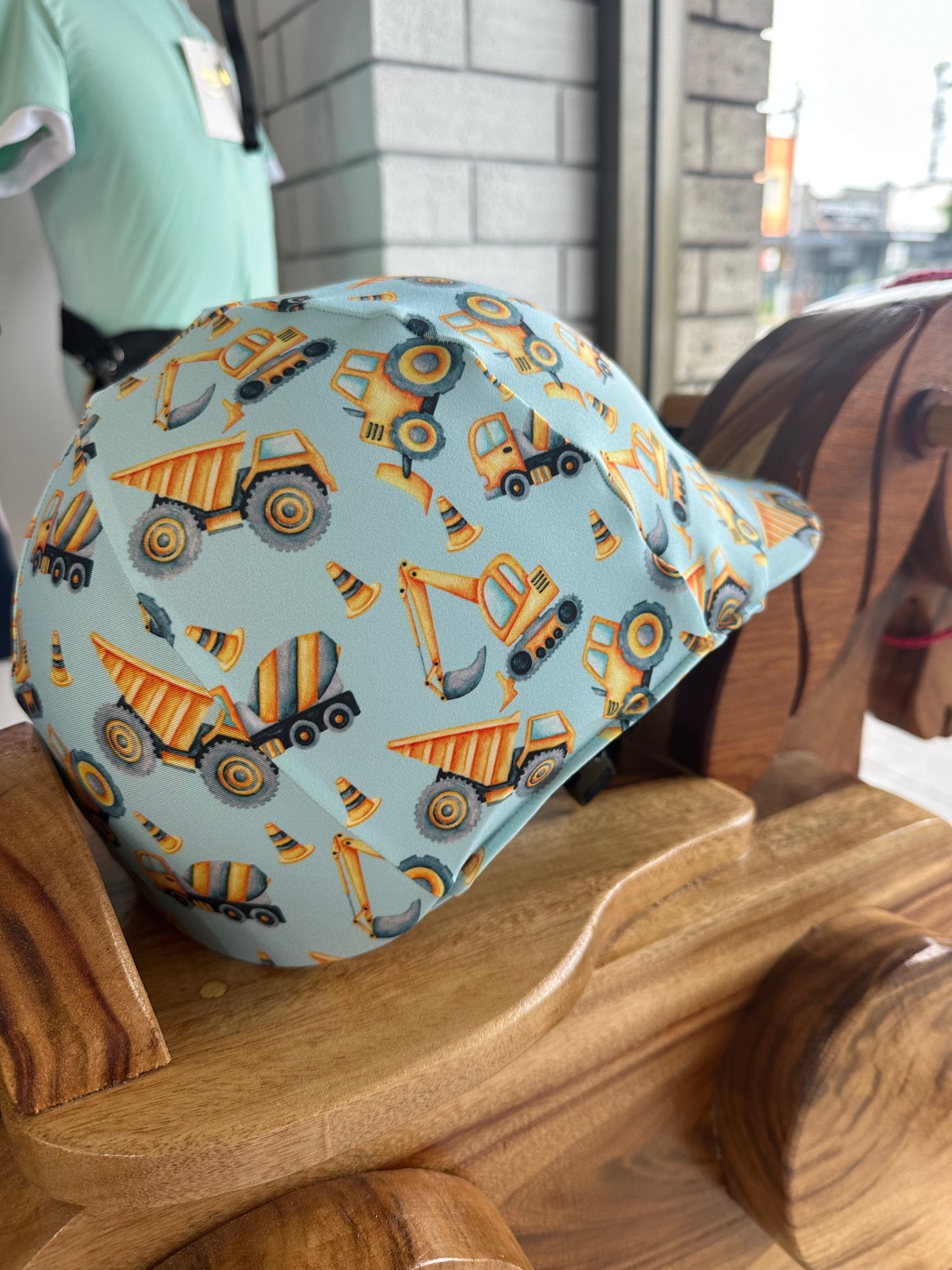 Construction Day Kids Helmet Cover