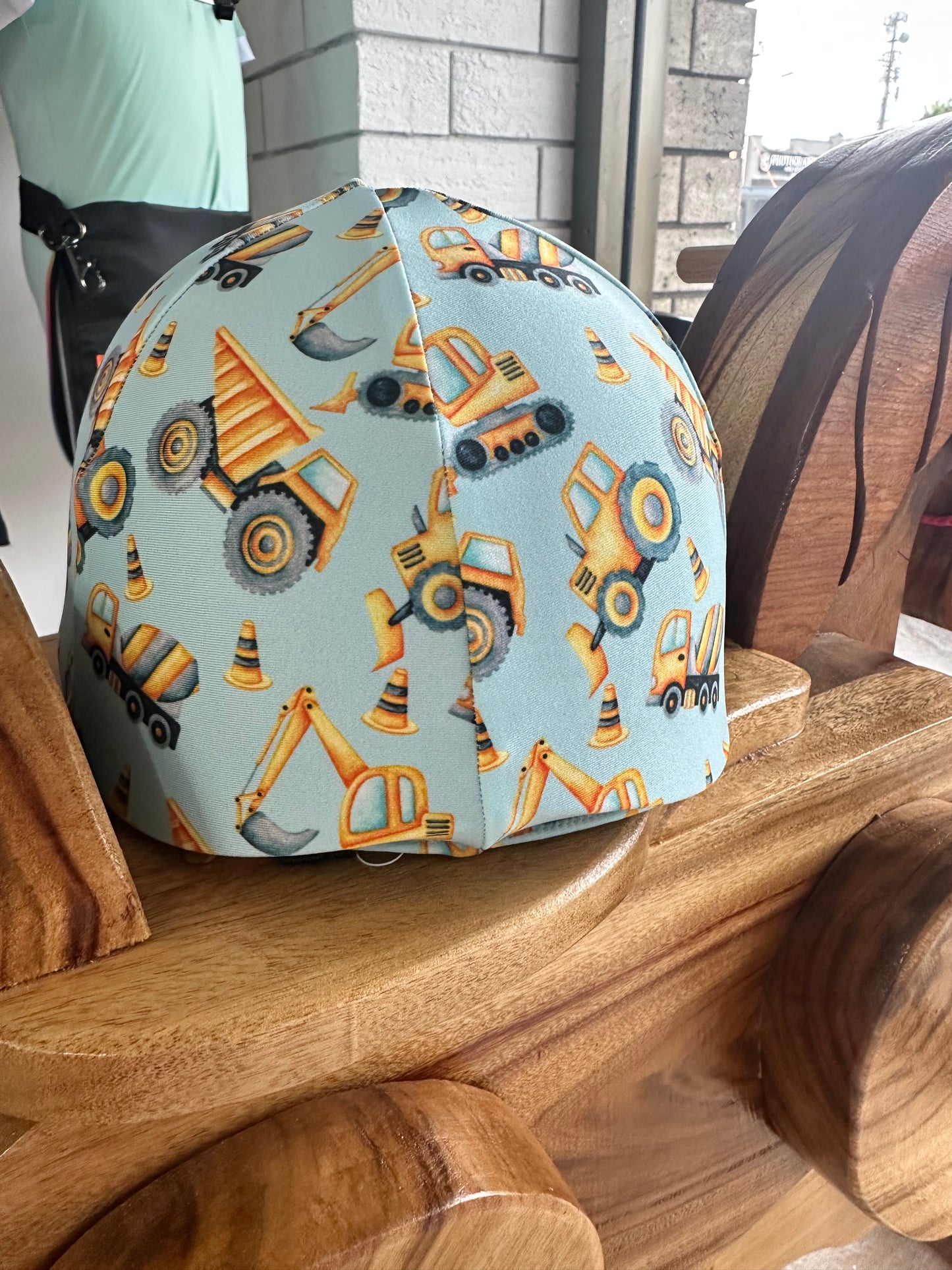 Construction Day Kids Helmet Cover