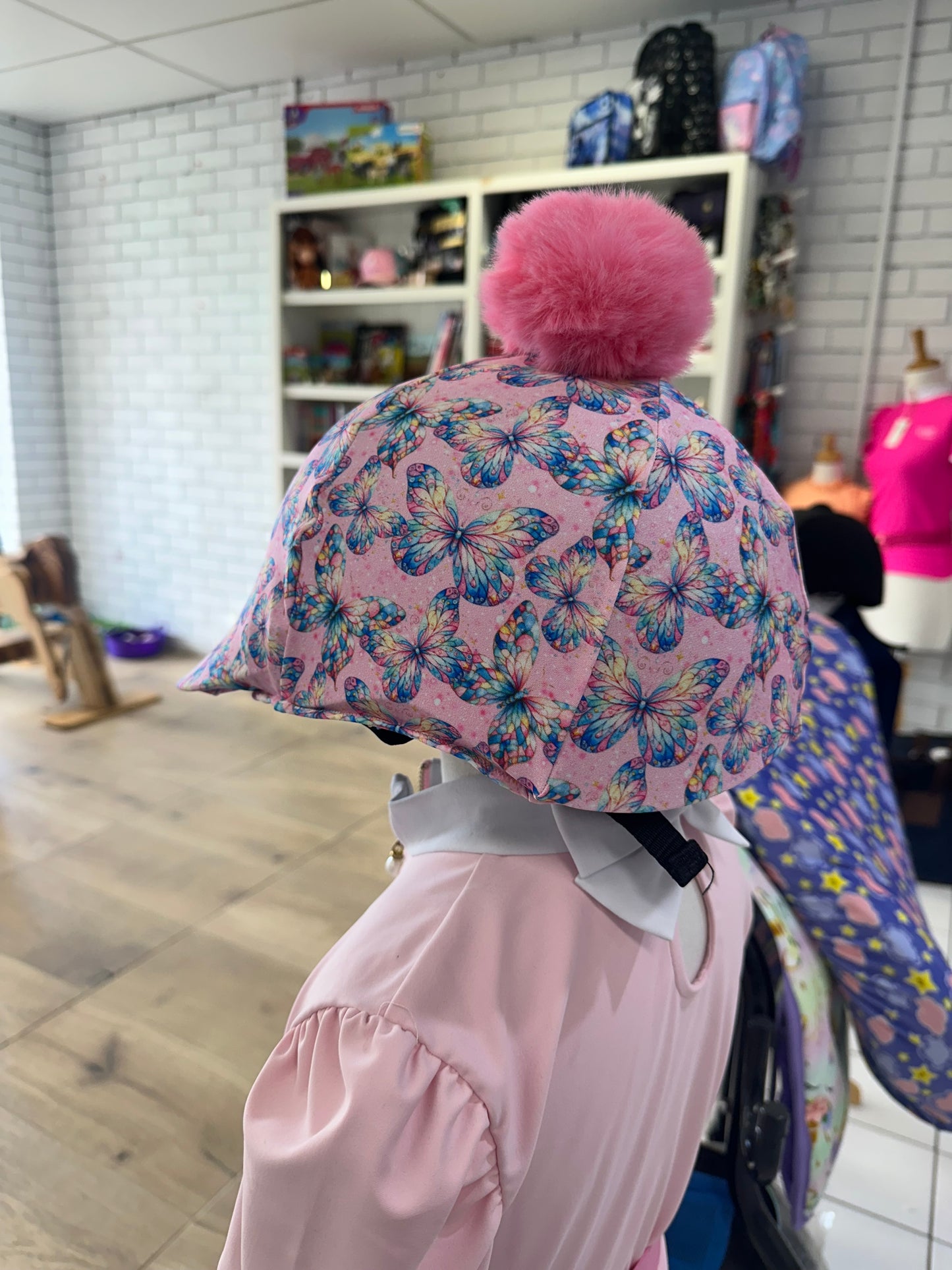 NEW Butterfly Delight Children’s Horse Riding Helmet Cover