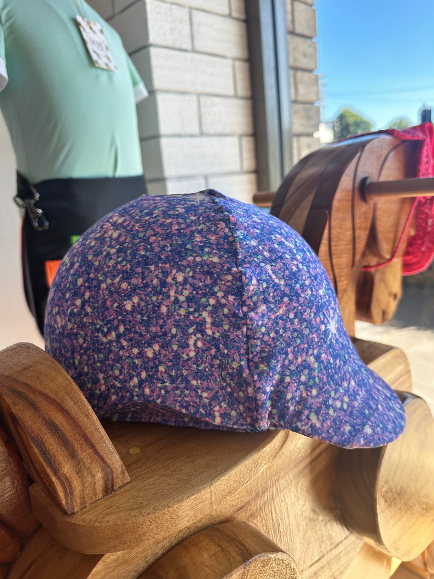 Sparkle Party Kids Helmet Cover - Purple