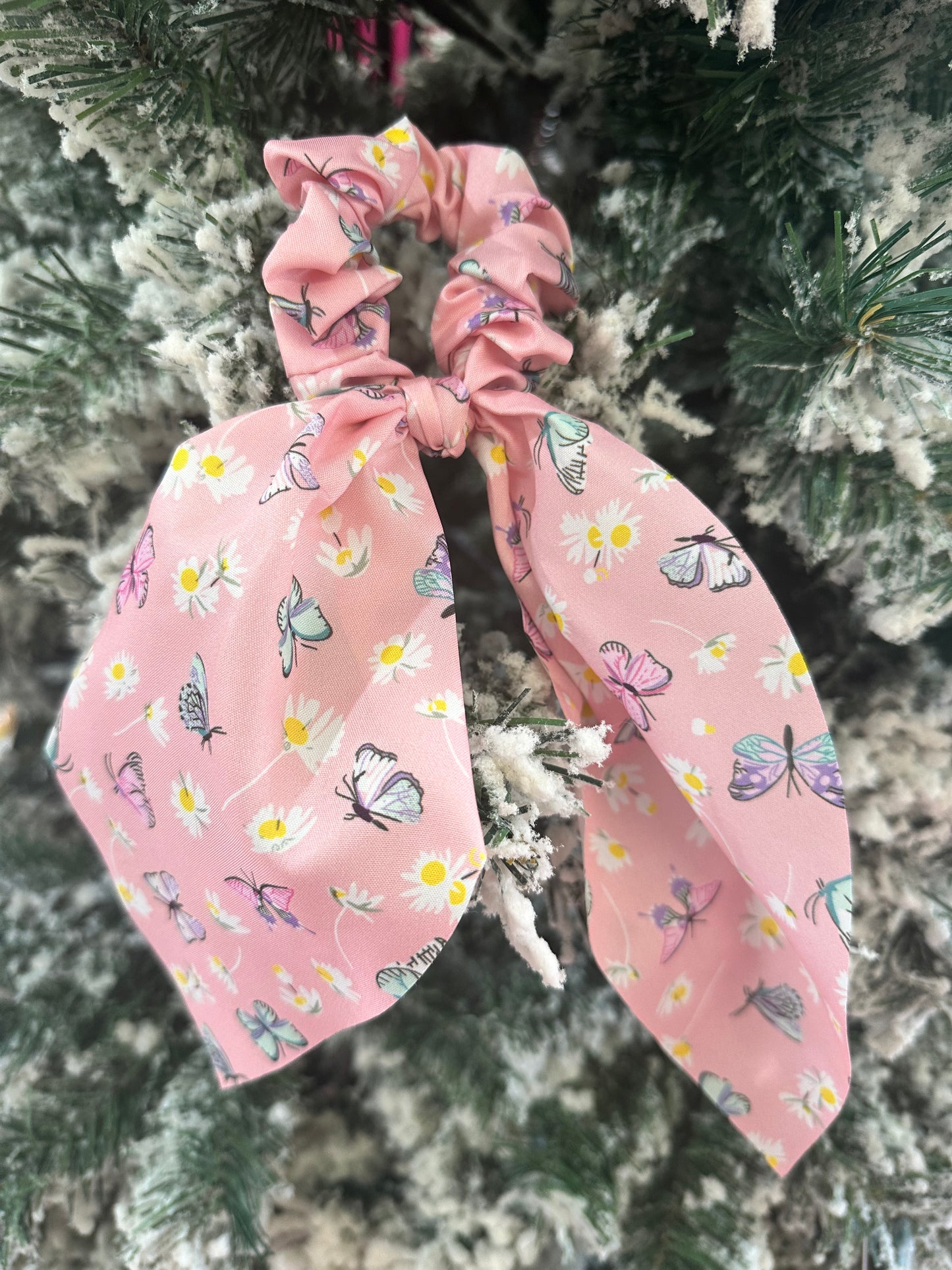 Butterfly Scarf Tail Hair Scrunchies