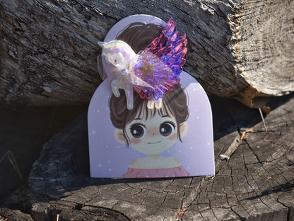 Large Unicorn Hair Clips
