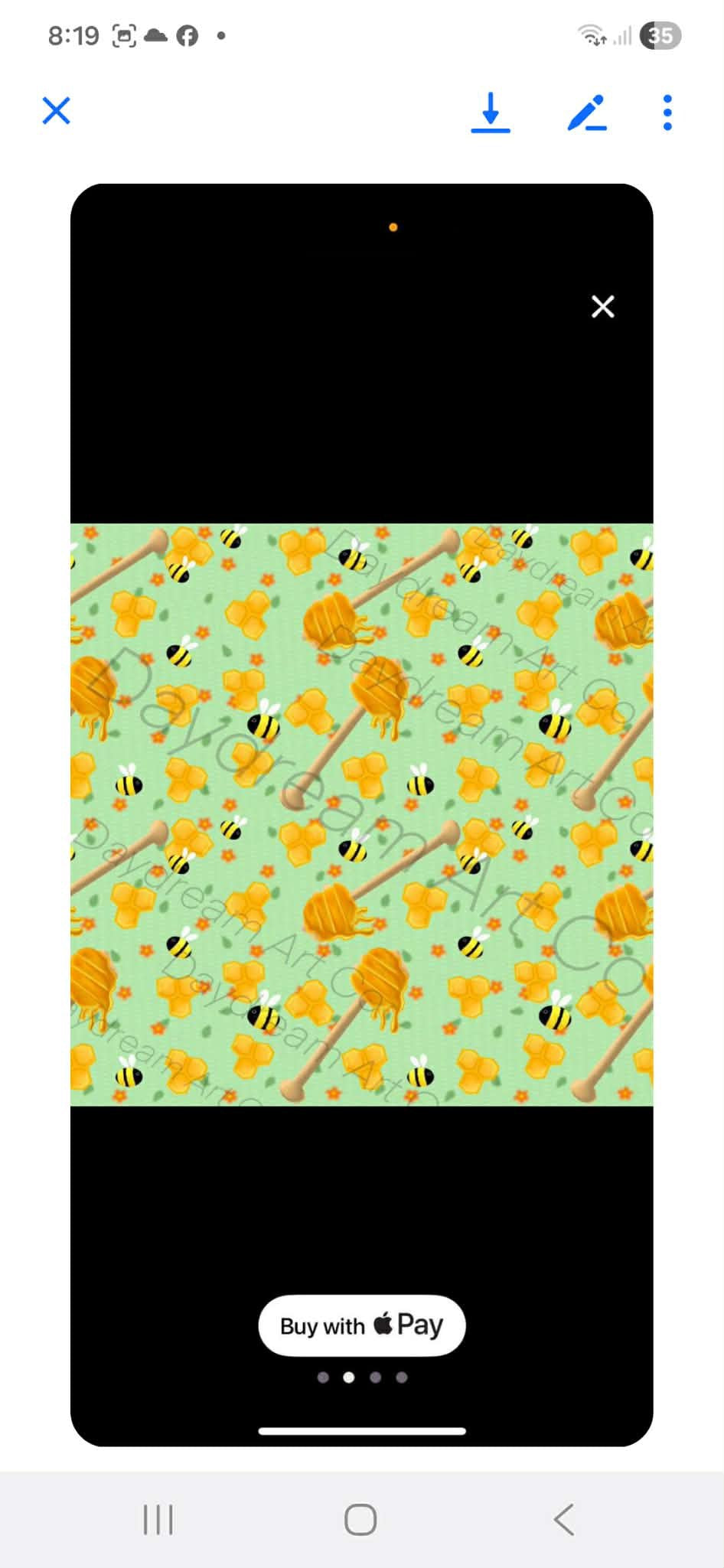 Custom order “bees” for Amanda