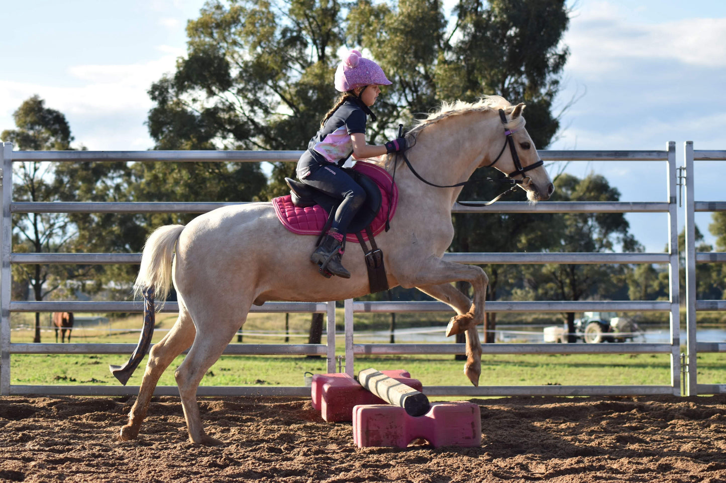 Sparkle Party Helmet Cover - Ballerina Pink