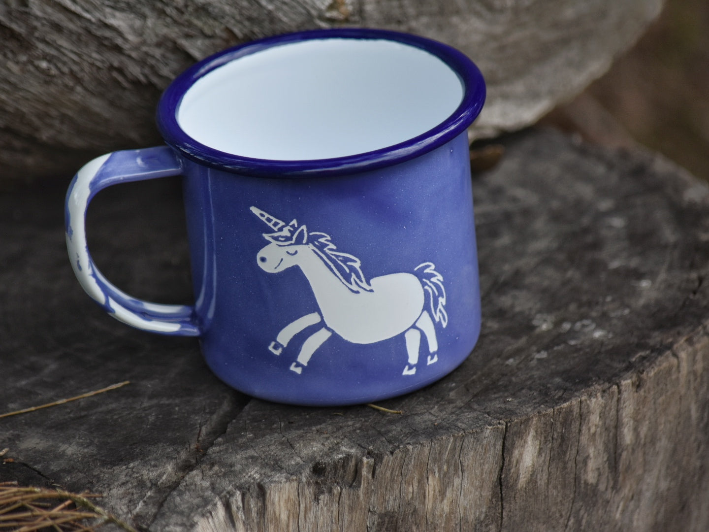 Enamelled By Suellen Unicorn Mug