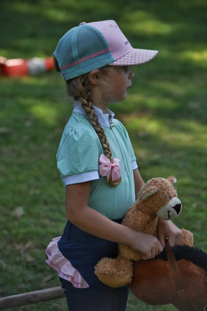 Mare & Me Charlie Mint Green Girls Riding Shirt