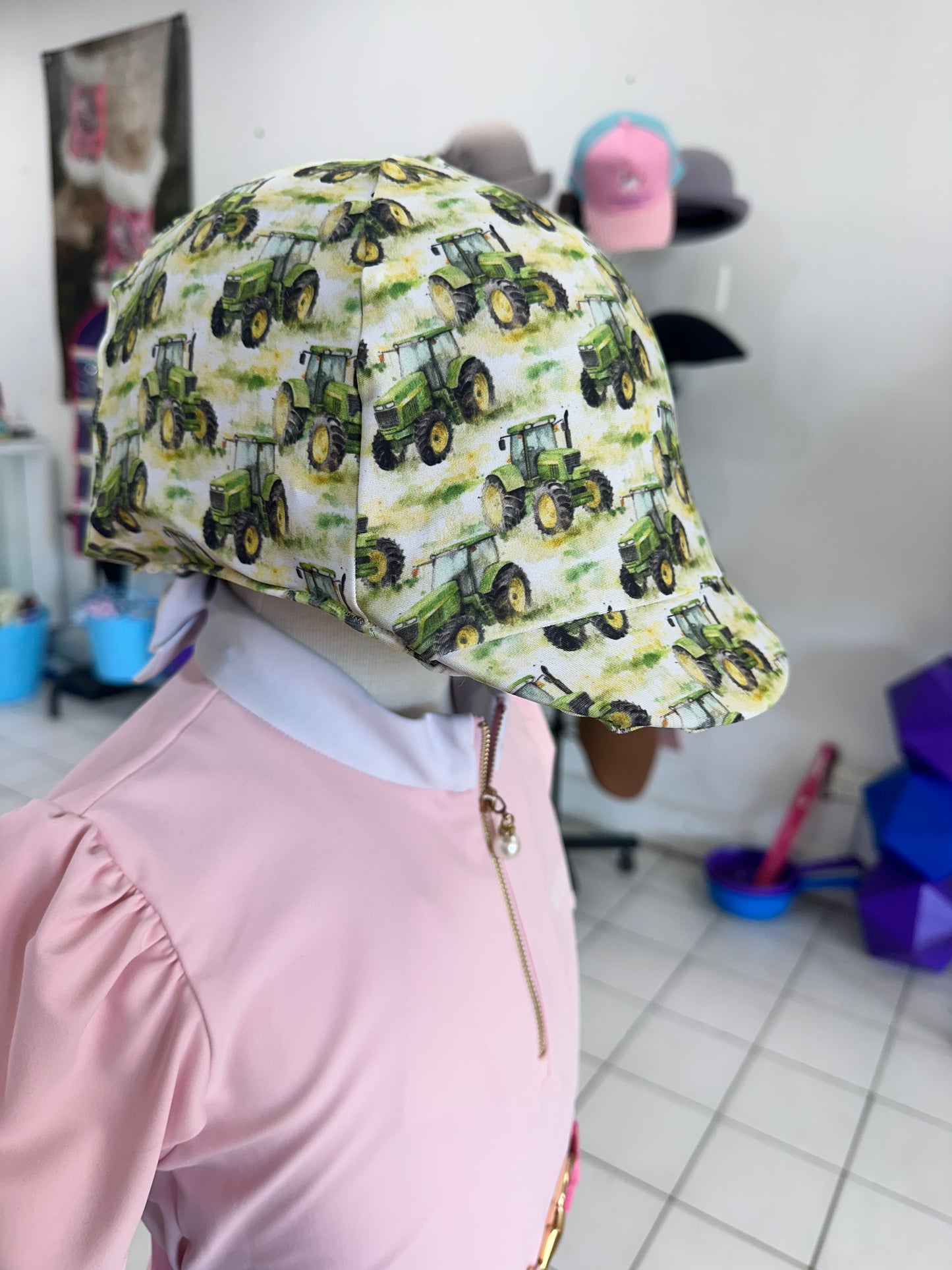 NEW Tractors Children’s Horse Riding Helmet Cover