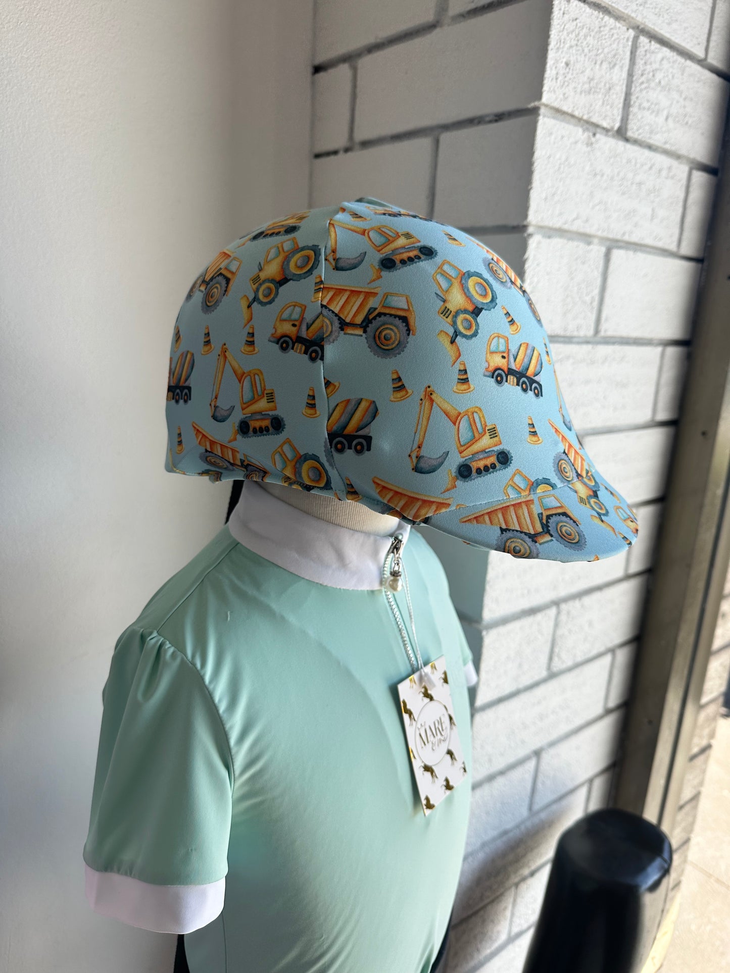 Construction Day Kids Helmet Cover