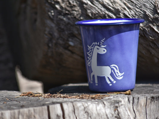 Enamelled By Suellen Unicorn Tumbler