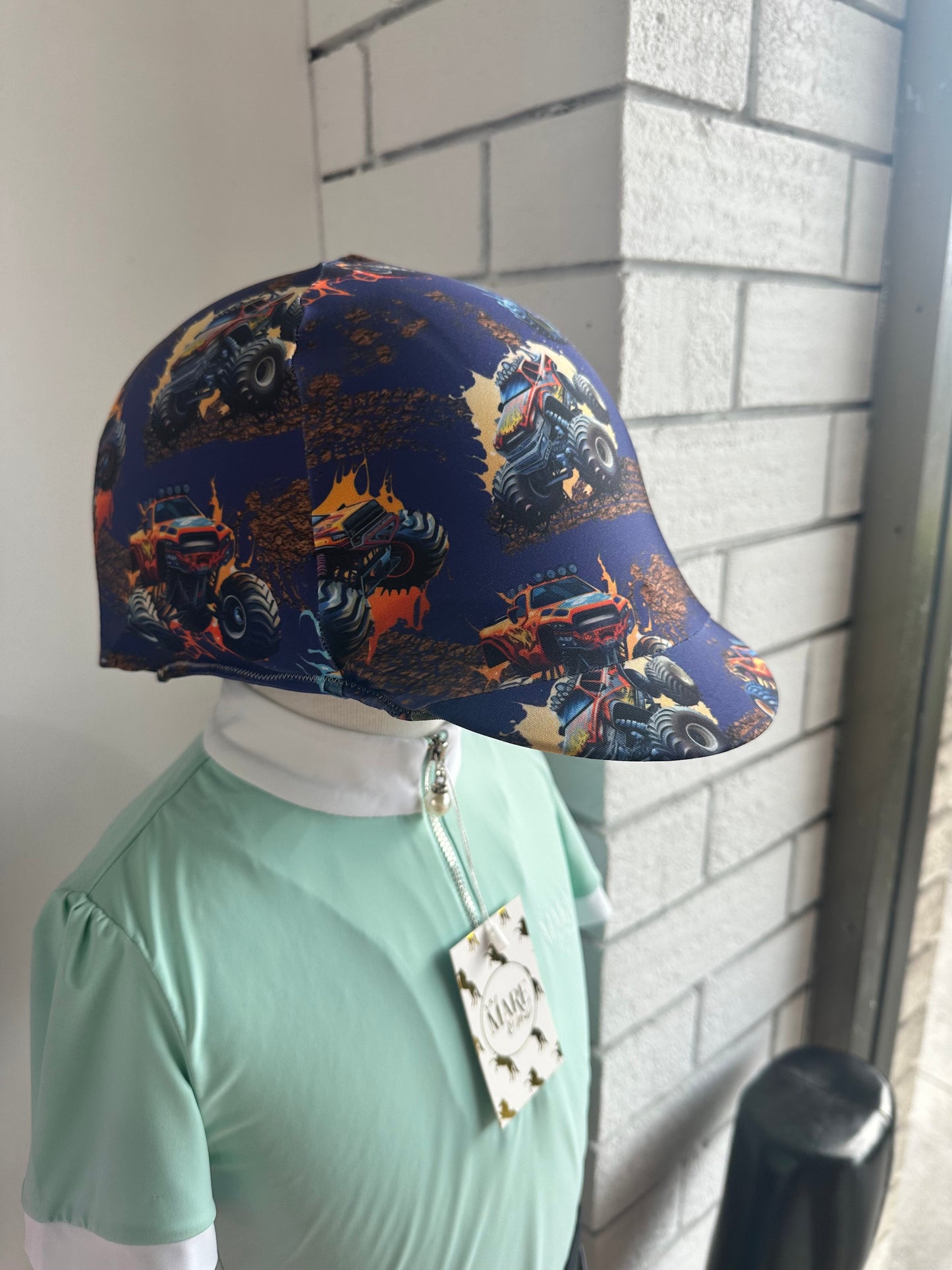 Custom helmet cover for Colette