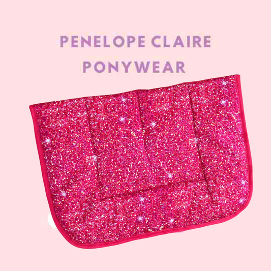 Sparkle Party Pink Kids Saddle Pad