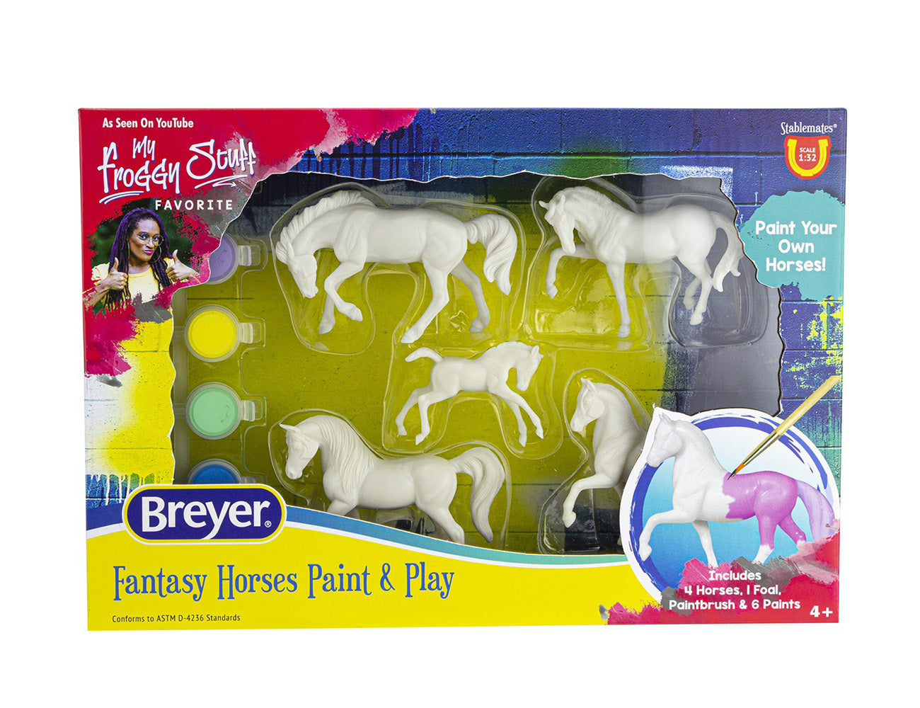 Breyer Fantasy Horses Paint & Play Kids Activity Set