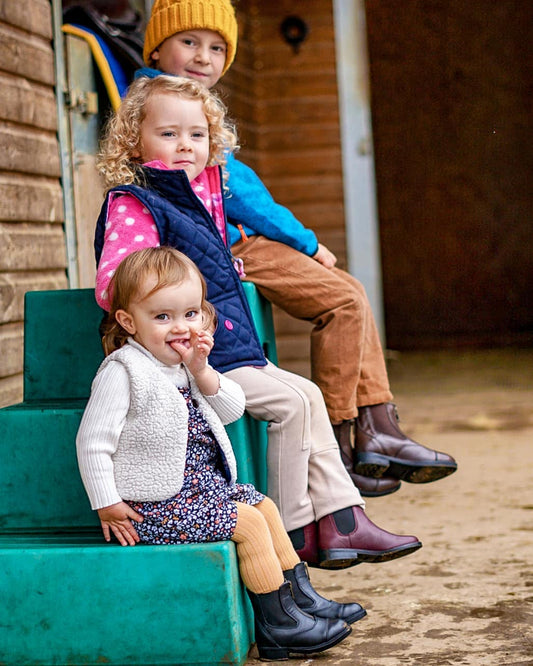Zip Front Toddler Horse Riding Boots