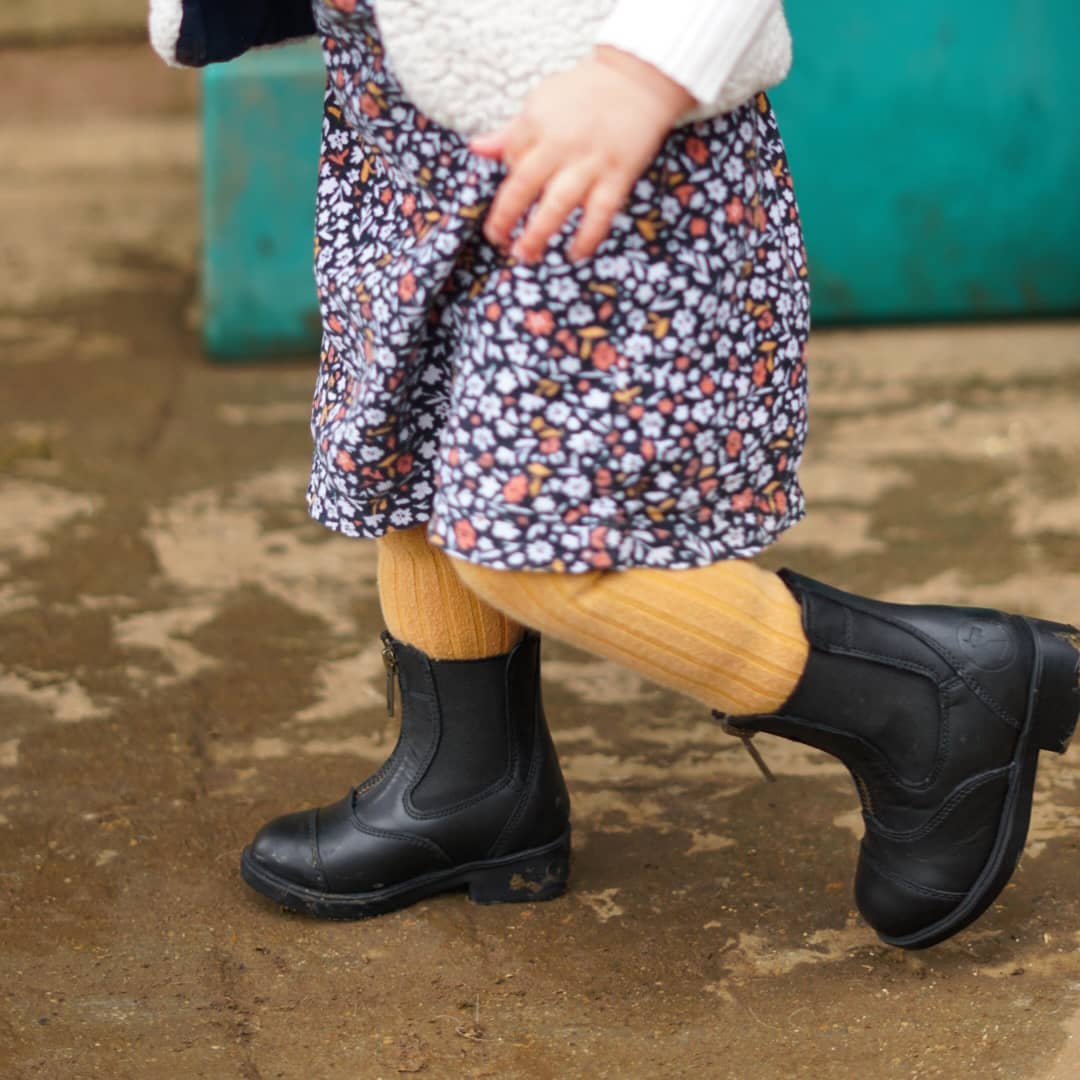 Zip Front Toddler Horse Riding Boots